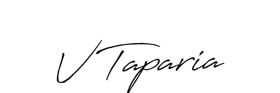 Once you've used our free online signature maker to create your best signature Antro_Vectra_Bolder style, it's time to enjoy all of the benefits that V Taparia name signing documents. V Taparia signature style 7 images and pictures png