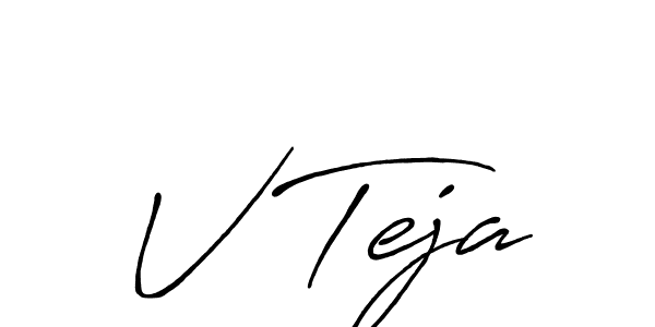 This is the best signature style for the V Teja name. Also you like these signature font (Antro_Vectra_Bolder). Mix name signature. V Teja signature style 7 images and pictures png