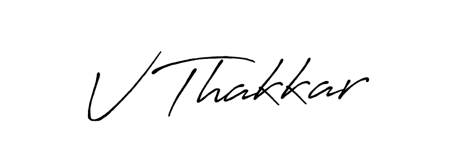You can use this online signature creator to create a handwritten signature for the name V Thakkar. This is the best online autograph maker. V Thakkar signature style 7 images and pictures png
