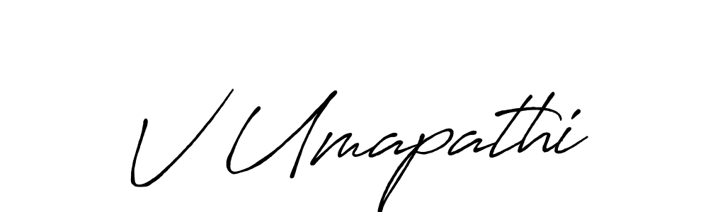 Once you've used our free online signature maker to create your best signature Antro_Vectra_Bolder style, it's time to enjoy all of the benefits that V Umapathi name signing documents. V Umapathi signature style 7 images and pictures png