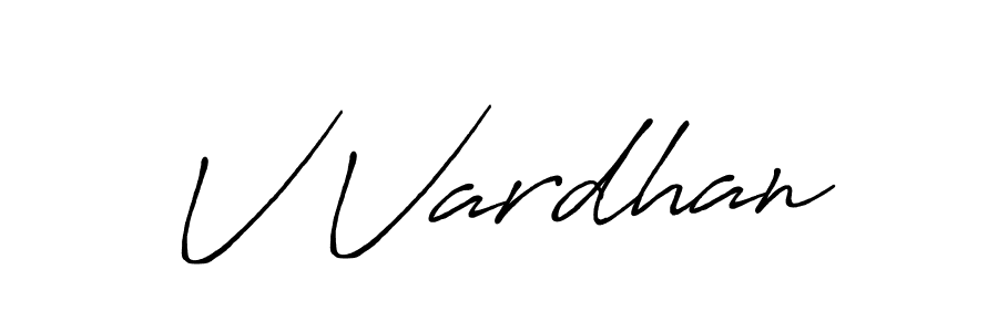 It looks lik you need a new signature style for name V Vardhan. Design unique handwritten (Antro_Vectra_Bolder) signature with our free signature maker in just a few clicks. V Vardhan signature style 7 images and pictures png