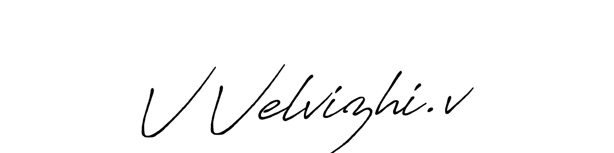 Best and Professional Signature Style for V Velvizhi.v. Antro_Vectra_Bolder Best Signature Style Collection. V Velvizhi.v signature style 7 images and pictures png