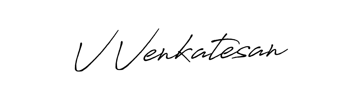 V Venkatesan stylish signature style. Best Handwritten Sign (Antro_Vectra_Bolder) for my name. Handwritten Signature Collection Ideas for my name V Venkatesan. V Venkatesan signature style 7 images and pictures png