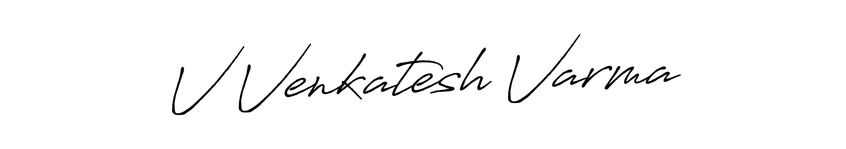 Similarly Antro_Vectra_Bolder is the best handwritten signature design. Signature creator online .You can use it as an online autograph creator for name V Venkatesh Varma. V Venkatesh Varma signature style 7 images and pictures png