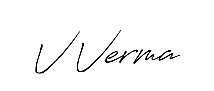 Here are the top 10 professional signature styles for the name V Verma. These are the best autograph styles you can use for your name. V Verma signature style 7 images and pictures png