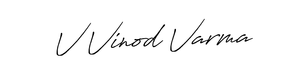 Make a short V Vinod Varma signature style. Manage your documents anywhere anytime using Antro_Vectra_Bolder. Create and add eSignatures, submit forms, share and send files easily. V Vinod Varma signature style 7 images and pictures png