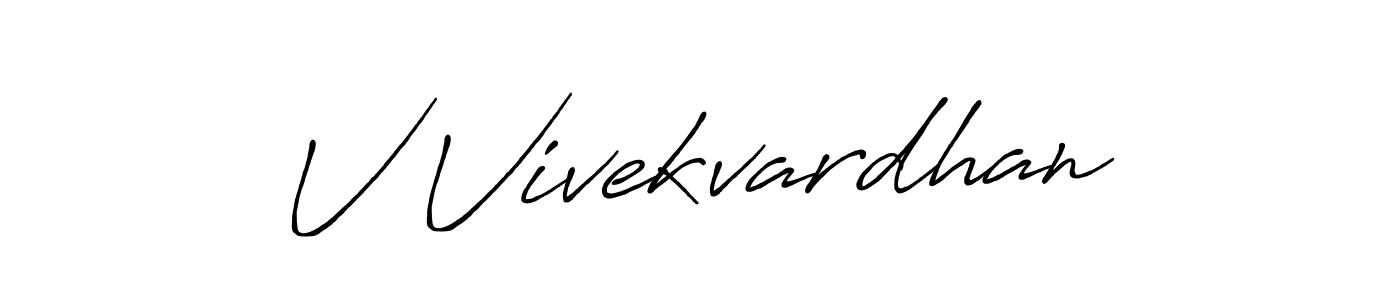 Make a beautiful signature design for name V Vivekvardhan. Use this online signature maker to create a handwritten signature for free. V Vivekvardhan signature style 7 images and pictures png