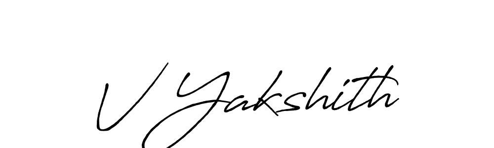 Make a beautiful signature design for name V Yakshith. Use this online signature maker to create a handwritten signature for free. V Yakshith signature style 7 images and pictures png