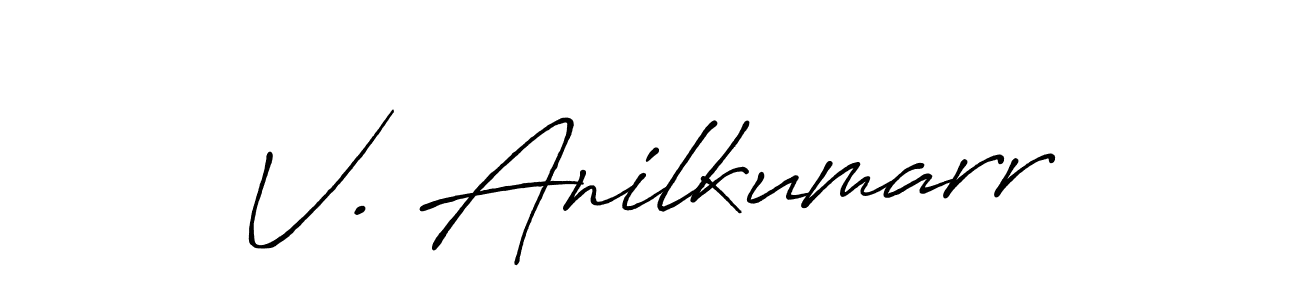 Once you've used our free online signature maker to create your best signature Antro_Vectra_Bolder style, it's time to enjoy all of the benefits that V. Anilkumarr name signing documents. V. Anilkumarr signature style 7 images and pictures png