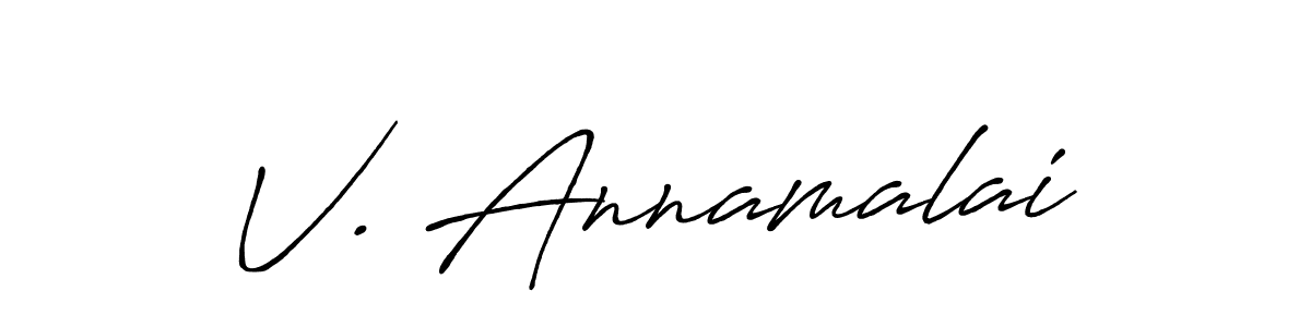 It looks lik you need a new signature style for name V. Annamalai. Design unique handwritten (Antro_Vectra_Bolder) signature with our free signature maker in just a few clicks. V. Annamalai signature style 7 images and pictures png