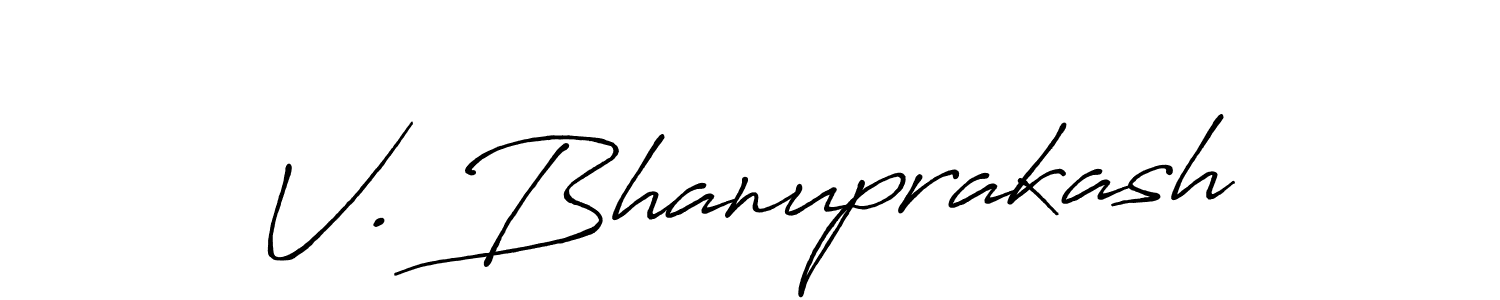 It looks lik you need a new signature style for name V. Bhanuprakash. Design unique handwritten (Antro_Vectra_Bolder) signature with our free signature maker in just a few clicks. V. Bhanuprakash signature style 7 images and pictures png