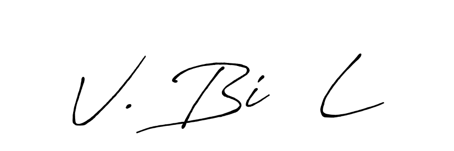 How to Draw V. Bi   L signature style? Antro_Vectra_Bolder is a latest design signature styles for name V. Bi   L. V. Bi   L signature style 7 images and pictures png