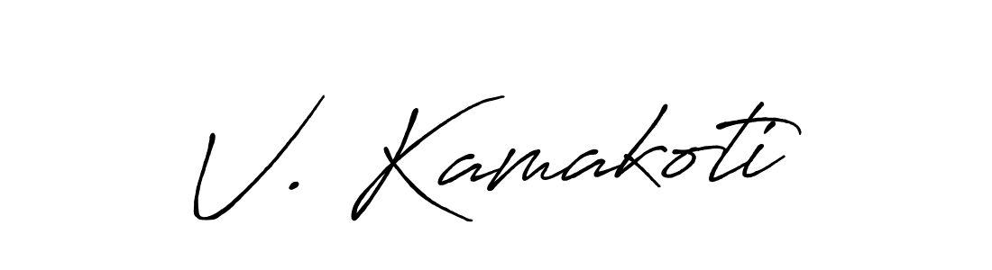 Best and Professional Signature Style for V. Kamakoti. Antro_Vectra_Bolder Best Signature Style Collection. V. Kamakoti signature style 7 images and pictures png