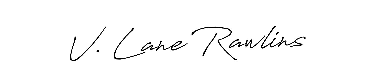 Also we have V. Lane Rawlins name is the best signature style. Create professional handwritten signature collection using Antro_Vectra_Bolder autograph style. V. Lane Rawlins signature style 7 images and pictures png