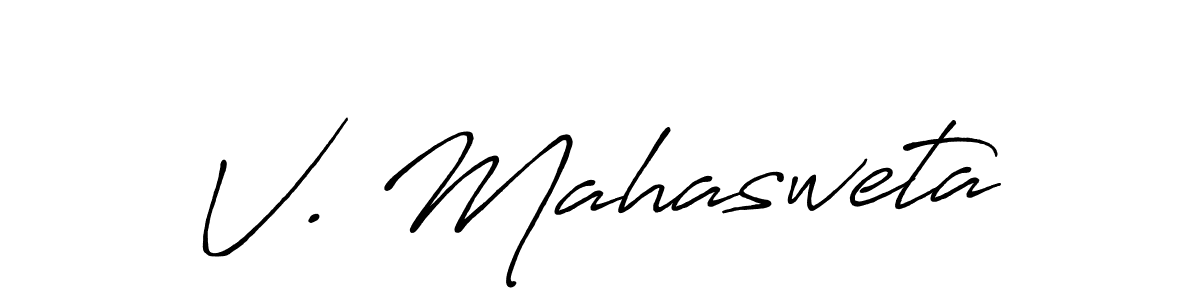 Make a short V. Mahasweta signature style. Manage your documents anywhere anytime using Antro_Vectra_Bolder. Create and add eSignatures, submit forms, share and send files easily. V. Mahasweta signature style 7 images and pictures png