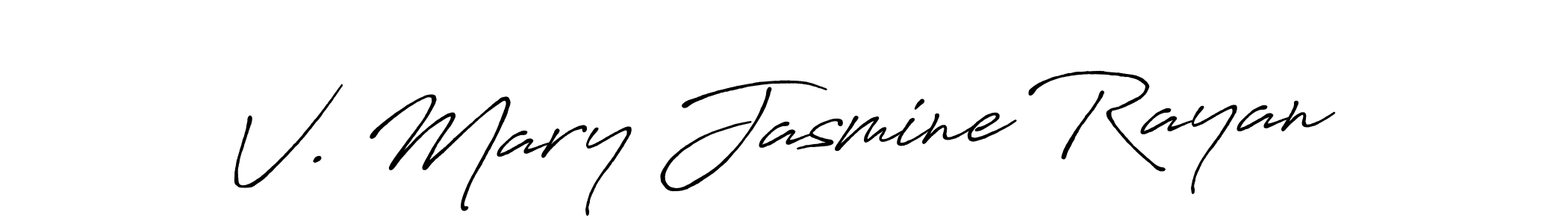 Here are the top 10 professional signature styles for the name V. Mary Jasmine Rayan. These are the best autograph styles you can use for your name. V. Mary Jasmine Rayan signature style 7 images and pictures png