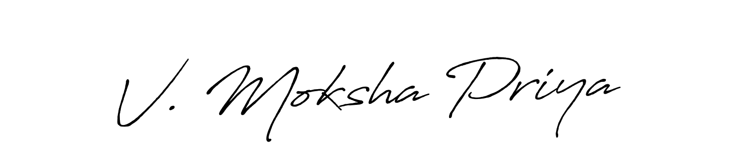 Best and Professional Signature Style for V. Moksha Priya. Antro_Vectra_Bolder Best Signature Style Collection. V. Moksha Priya signature style 7 images and pictures png