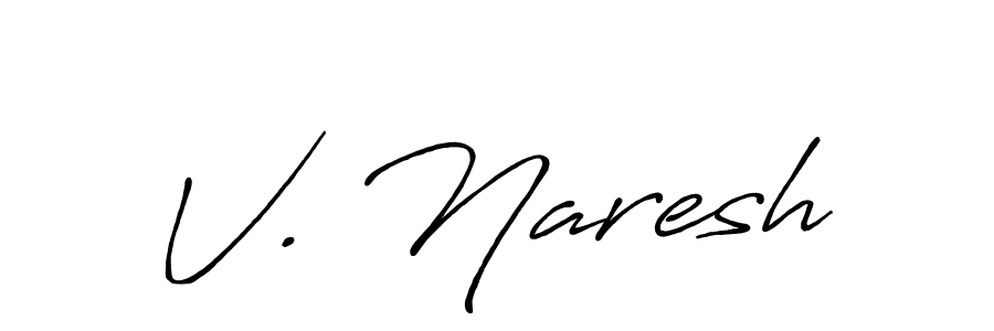 Make a beautiful signature design for name V. Naresh. Use this online signature maker to create a handwritten signature for free. V. Naresh signature style 7 images and pictures png