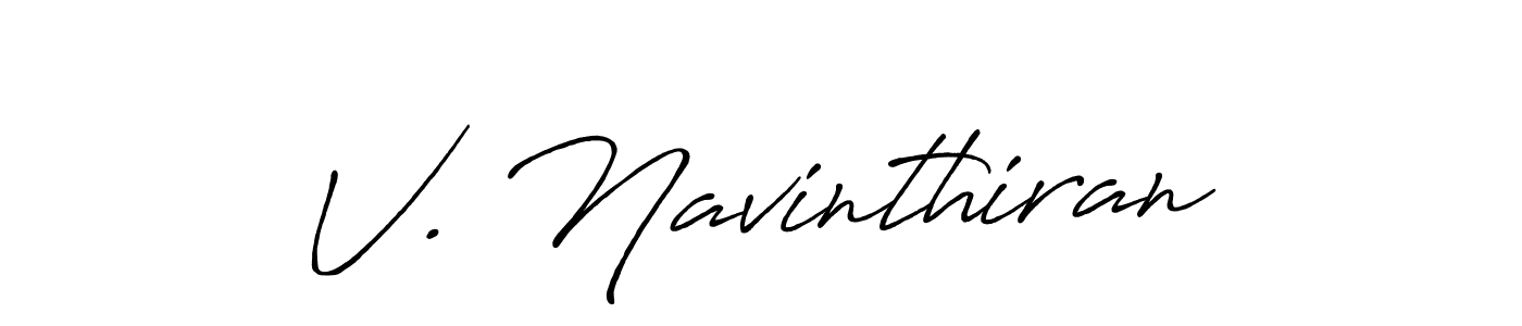 It looks lik you need a new signature style for name V. Navinthiran. Design unique handwritten (Antro_Vectra_Bolder) signature with our free signature maker in just a few clicks. V. Navinthiran signature style 7 images and pictures png