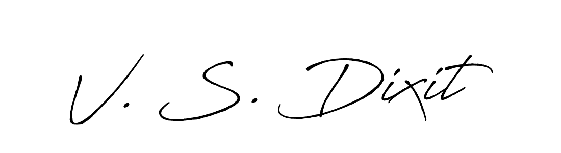 Also we have V. S. Dixit name is the best signature style. Create professional handwritten signature collection using Antro_Vectra_Bolder autograph style. V. S. Dixit signature style 7 images and pictures png