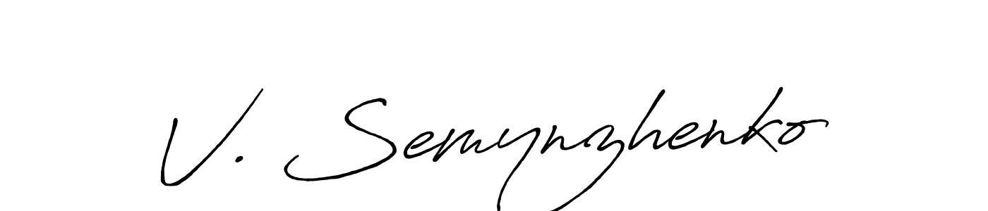 Best and Professional Signature Style for V. Semynzhenko. Antro_Vectra_Bolder Best Signature Style Collection. V. Semynzhenko signature style 7 images and pictures png