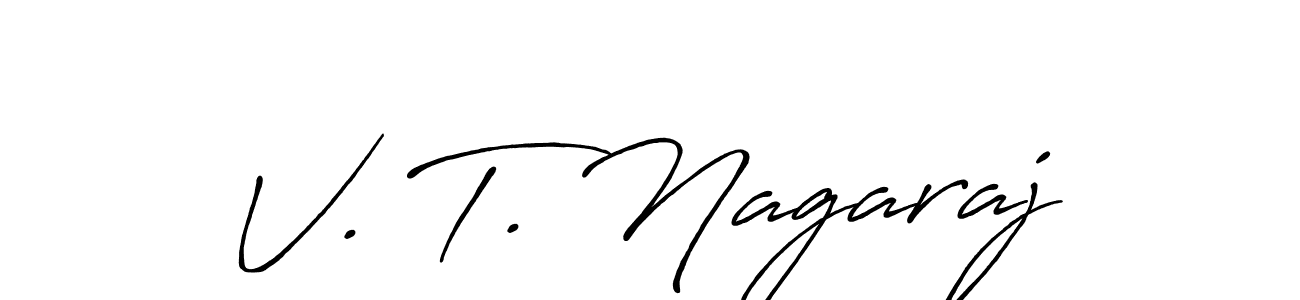 How to Draw V. T. Nagaraj signature style? Antro_Vectra_Bolder is a latest design signature styles for name V. T. Nagaraj. V. T. Nagaraj signature style 7 images and pictures png