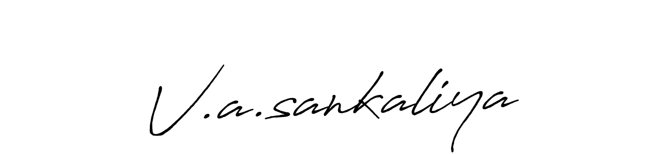 Best and Professional Signature Style for V.a.sankaliya. Antro_Vectra_Bolder Best Signature Style Collection. V.a.sankaliya signature style 7 images and pictures png