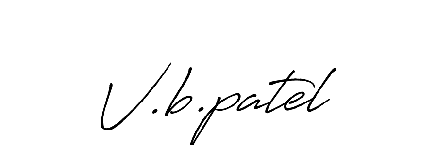 if you are searching for the best signature style for your name V.b.patel. so please give up your signature search. here we have designed multiple signature styles  using Antro_Vectra_Bolder. V.b.patel signature style 7 images and pictures png