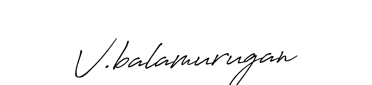 Also we have V.balamurugan name is the best signature style. Create professional handwritten signature collection using Antro_Vectra_Bolder autograph style. V.balamurugan signature style 7 images and pictures png