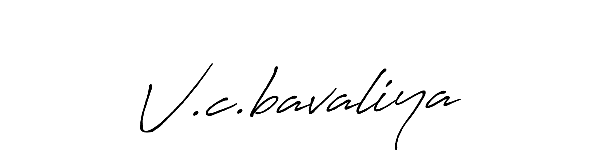 How to Draw V.c.bavaliya signature style? Antro_Vectra_Bolder is a latest design signature styles for name V.c.bavaliya. V.c.bavaliya signature style 7 images and pictures png