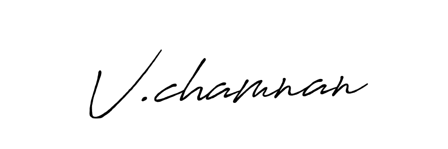 How to Draw V.chamnan signature style? Antro_Vectra_Bolder is a latest design signature styles for name V.chamnan. V.chamnan signature style 7 images and pictures png
