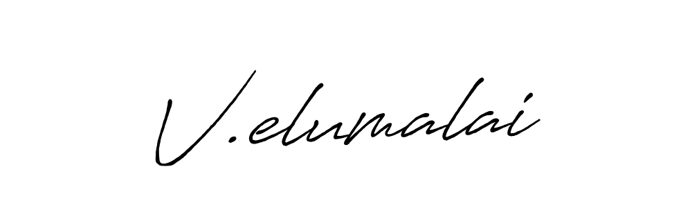 Once you've used our free online signature maker to create your best signature Antro_Vectra_Bolder style, it's time to enjoy all of the benefits that V.elumalai name signing documents. V.elumalai signature style 7 images and pictures png