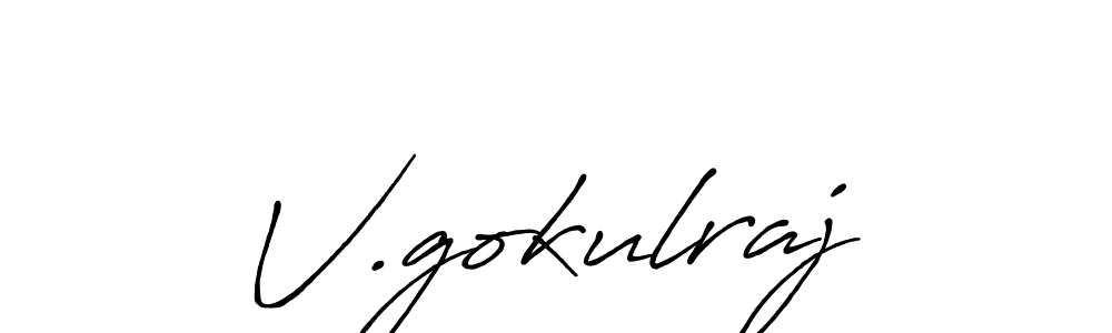 Once you've used our free online signature maker to create your best signature Antro_Vectra_Bolder style, it's time to enjoy all of the benefits that V.gokulraj name signing documents. V.gokulraj signature style 7 images and pictures png