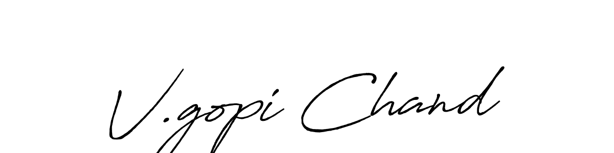 Similarly Antro_Vectra_Bolder is the best handwritten signature design. Signature creator online .You can use it as an online autograph creator for name V.gopi Chand. V.gopi Chand signature style 7 images and pictures png