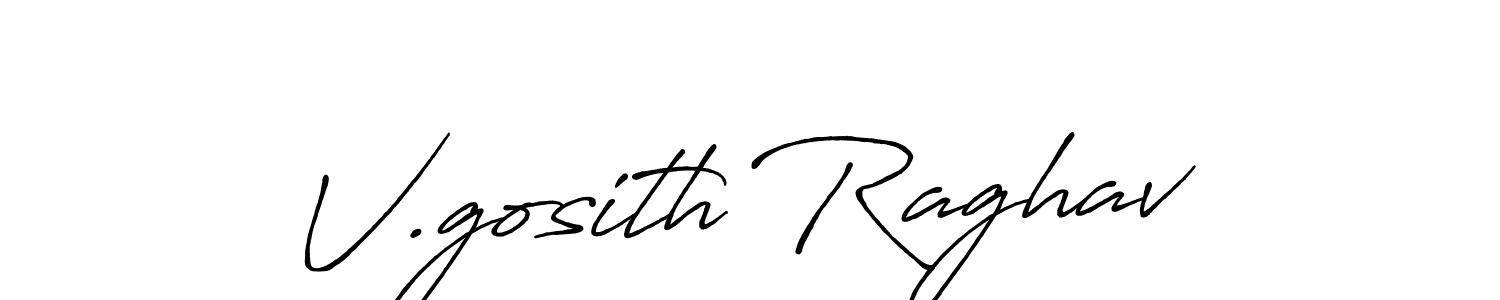 Similarly Antro_Vectra_Bolder is the best handwritten signature design. Signature creator online .You can use it as an online autograph creator for name V.gosith Raghav. V.gosith Raghav signature style 7 images and pictures png