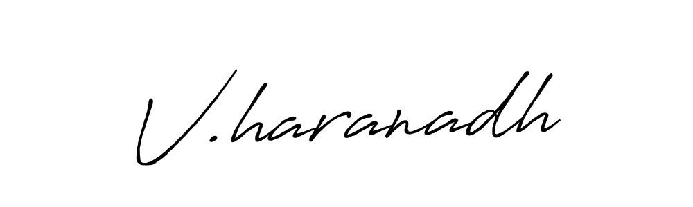 You can use this online signature creator to create a handwritten signature for the name V.haranadh. This is the best online autograph maker. V.haranadh signature style 7 images and pictures png