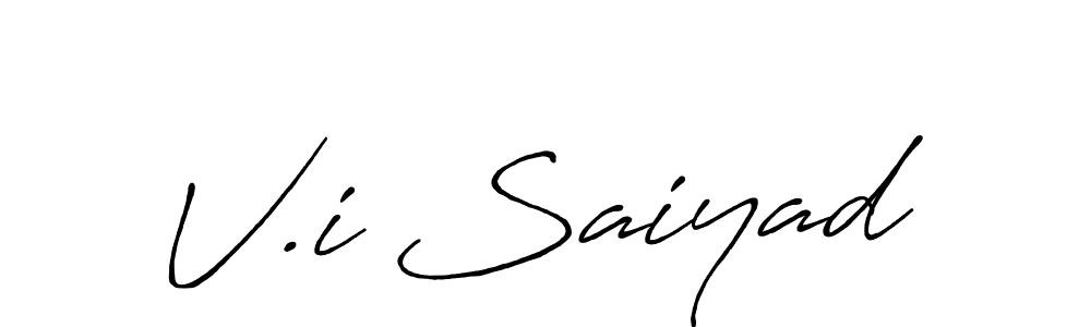 Antro_Vectra_Bolder is a professional signature style that is perfect for those who want to add a touch of class to their signature. It is also a great choice for those who want to make their signature more unique. Get V.i Saiyad name to fancy signature for free. V.i Saiyad signature style 7 images and pictures png