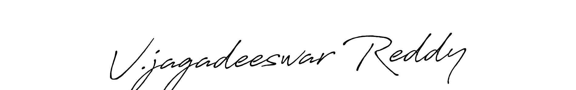 You should practise on your own different ways (Antro_Vectra_Bolder) to write your name (V.jagadeeswar Reddy) in signature. don't let someone else do it for you. V.jagadeeswar Reddy signature style 7 images and pictures png