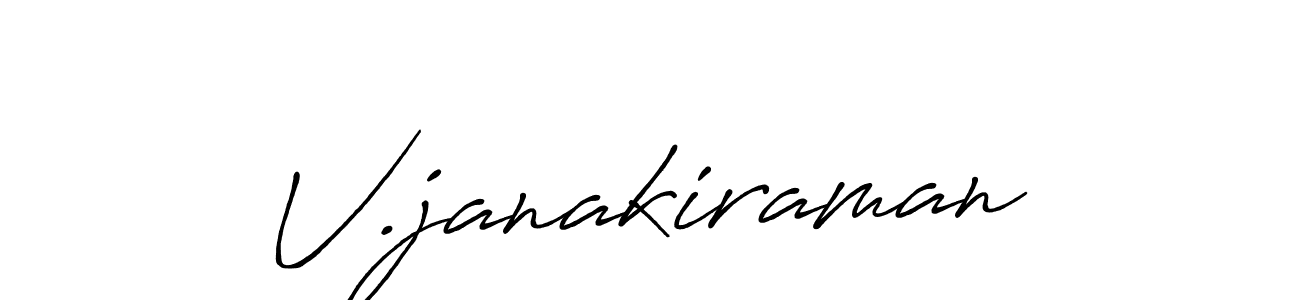 V.janakiraman stylish signature style. Best Handwritten Sign (Antro_Vectra_Bolder) for my name. Handwritten Signature Collection Ideas for my name V.janakiraman. V.janakiraman signature style 7 images and pictures png