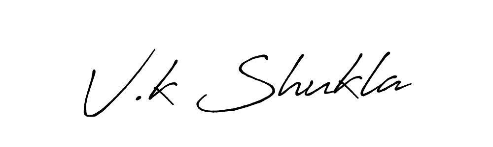 Also You can easily find your signature by using the search form. We will create V.k Shukla name handwritten signature images for you free of cost using Antro_Vectra_Bolder sign style. V.k Shukla signature style 7 images and pictures png