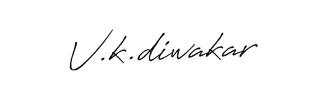 The best way (Antro_Vectra_Bolder) to make a short signature is to pick only two or three words in your name. The name V.k.diwakar include a total of six letters. For converting this name. V.k.diwakar signature style 7 images and pictures png