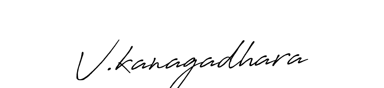 Similarly Antro_Vectra_Bolder is the best handwritten signature design. Signature creator online .You can use it as an online autograph creator for name V.kanagadhara. V.kanagadhara signature style 7 images and pictures png