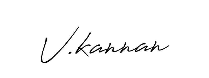 Antro_Vectra_Bolder is a professional signature style that is perfect for those who want to add a touch of class to their signature. It is also a great choice for those who want to make their signature more unique. Get V.kannan name to fancy signature for free. V.kannan signature style 7 images and pictures png