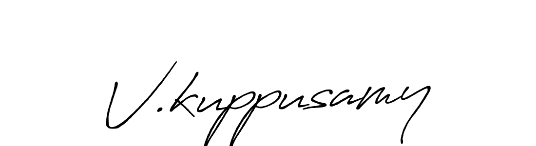 How to Draw V.kuppusamy signature style? Antro_Vectra_Bolder is a latest design signature styles for name V.kuppusamy. V.kuppusamy signature style 7 images and pictures png