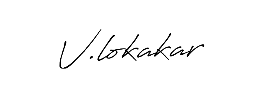 Make a beautiful signature design for name V.lokakar. Use this online signature maker to create a handwritten signature for free. V.lokakar signature style 7 images and pictures png
