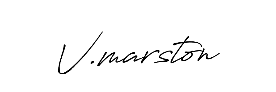 if you are searching for the best signature style for your name V.marston. so please give up your signature search. here we have designed multiple signature styles  using Antro_Vectra_Bolder. V.marston signature style 7 images and pictures png