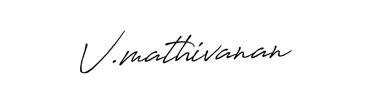 How to Draw V.mathivanan signature style? Antro_Vectra_Bolder is a latest design signature styles for name V.mathivanan. V.mathivanan signature style 7 images and pictures png