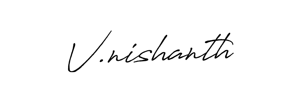Make a short V.nishanth signature style. Manage your documents anywhere anytime using Antro_Vectra_Bolder. Create and add eSignatures, submit forms, share and send files easily. V.nishanth signature style 7 images and pictures png