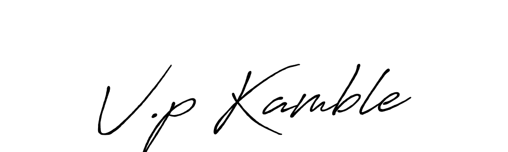 It looks lik you need a new signature style for name V.p Kamble. Design unique handwritten (Antro_Vectra_Bolder) signature with our free signature maker in just a few clicks. V.p Kamble signature style 7 images and pictures png