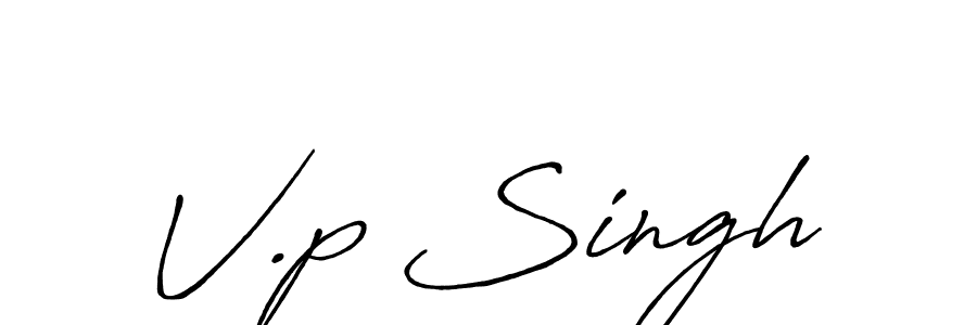You should practise on your own different ways (Antro_Vectra_Bolder) to write your name (V.p Singh) in signature. don't let someone else do it for you. V.p Singh signature style 7 images and pictures png